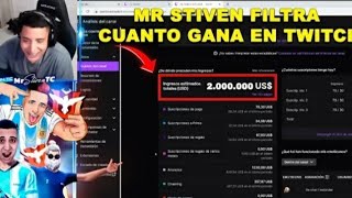 MRSTIVEN FILTRA CUANTO GANA EN TWITCH 😱 120K  🤯 freefire twitch [upl. by Jann]