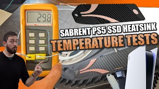 Sabrent PS5 SSD Heatsink Temperature Tests [upl. by Libbna]