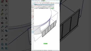 Complex Window sketchup sketchups architecturalstyles modeling shortvideo [upl. by Rediah]