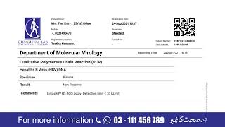 Interpreting HBV DNA PCR Qualitative test [upl. by Aubin946]