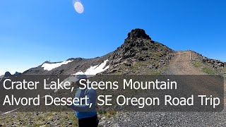 Crater Lake Steens Mountain Alvord Dessert  SE Oregon Camping Road Trip [upl. by Acenom338]