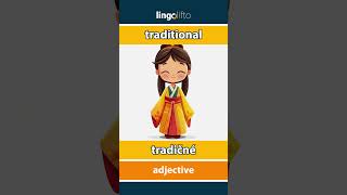 🇬🇧🇸🇰 traditional  tradičné  vocabulary builder  learn English  naučme sa anglicky [upl. by Skye]