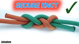 2 Incredible Rope Knot Tutorial Ring Loop Knot knots [upl. by Munro]