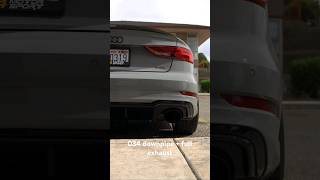 Audi RS3 best exhaust sound [upl. by Llewxam810]