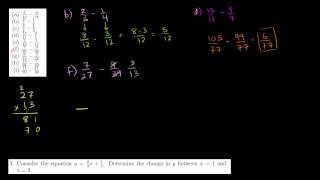 Subraction of Rational Numbers [upl. by Judith]