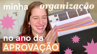 ORGANIZAÇÃO e ROTINA no ano que PASSEI em MEDICINA  dicas para você se ORGANIZAR para o VESTIBULAR [upl. by Denby541]