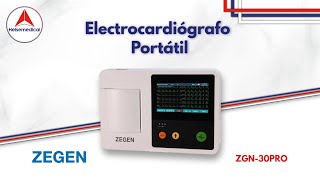 Que funciones tiene el Electrocardiógrafo ZGN30PRO [upl. by Novej577]