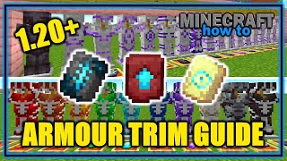 Complete Guide to Armour Trim amp Smithing Templates 120  Easy Minecraft Tutorial [upl. by Lahey]