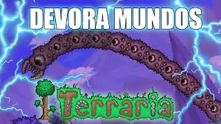 Terraria en Experto El Devora Mundos Fácil [upl. by Nylcoj]