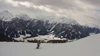 Neukirchen am Großvenediger  Bramberg Piste 6a Wildkogelbahn Berg  Gensbichlalm [upl. by Kearney]