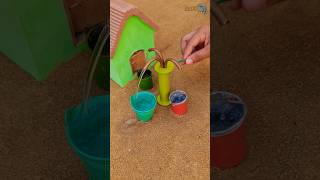 mini hand pump ideas diy mini motor water pump science project [upl. by Ruder807]