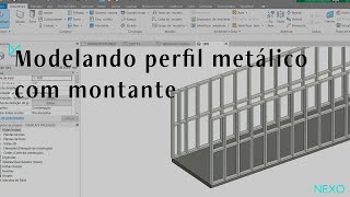 REVIT  MODELANDO PERFIL DE STEEL FRAME [upl. by Ahseiyk58]