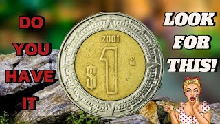 2001 MEXICAN 1 PESO COIN REVIEW Rare and Valuable [upl. by Llekcm295]