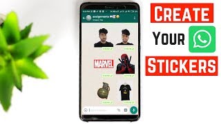 HOW TO CREATE YOUR OWN WHATSAPP STICKERS  COOL WHATSAPP STICKERS 2018 [upl. by Yanad]