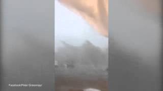 Raw Footage  Dramatic vision of tornado smashing Kurnell [upl. by Ina967]