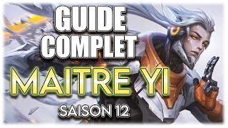 GUIDE COMPLET MAITRE YI S12 JUNGLE  mid top  RunesBuildTipsClearGameplay  League of Legends [upl. by Lalita55]