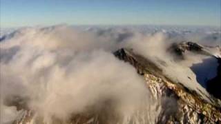 Mt Ruapehu Lahar Avalanche of Mud Cineflex Aerial Footage [upl. by Pare]