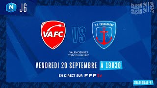 J6 I Valenciennes FC vs US Concarneau en replay 33 I National FFF 20242025 [upl. by Laroc]