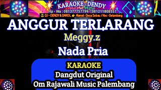 ANGGUR TERLARANG KARAOKE MEGGYZ  NADA PRIA karaokedendy karaokerajawali [upl. by Donovan]