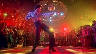 Travolta takes over her heart and the dancefloor Night Fever  Bee Gees [upl. by Nhguavad]