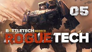 The Strength of Electronic Warfare Battletech Modded  Roguetech HHR Episode 5 [upl. by Dowski]