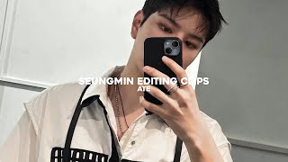 Seungmin editing clips  ATE [upl. by Nonnahc]