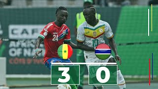 SENEGAL vs GAMBIE  3  0  Match Complet  CAN 2023 [upl. by Dnalrah913]