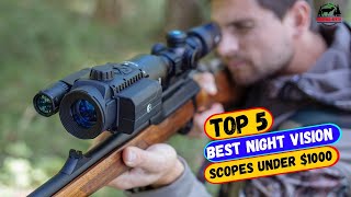 Best Night Vision Scopes Under 1000 To Buy in 2024 [upl. by Eitten430]