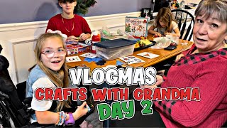 Making ornaments with grandma  Vlogmas 2023 [upl. by Rame]