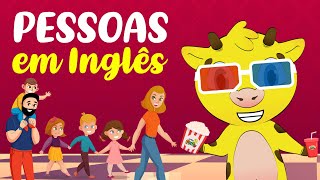 Pessoas em Inglês  Substantivos Comuns em Inglês [upl. by Ettari]