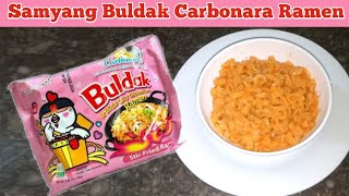 How to make Samyang Buldak Carbonara Ramen  Stir Fry Noodles ramen samyang buldak [upl. by Altis357]