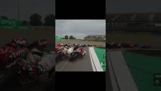 MotoGP 24  What a Start in Germany crash youtube funny viral shorts yt [upl. by Airtened]