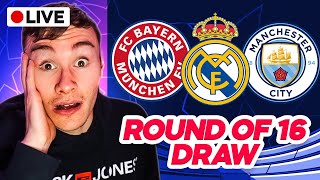 LIVE UEFA CHAMPIONS LEAGUE R16 DRAW STREAM LIVE UCL ROUND OF 16 DRAW 202324 WATCHALONG [upl. by Brianna]