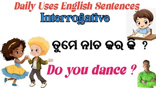 Daily uses English sentence interrogative [upl. by Darbie890]