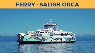 Ferry SALISH ORCA BC Ferries Enjoy a Sunny Journey from Comox to Powell River [upl. by Tristram]