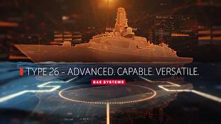 Type 26 Frigate  BAE Systems promotional video [upl. by Tansy]