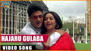 Jeevan Sangharsh Hindi Movie  Hajaru Gulaba Video Song  Eagle Entertainment Official [upl. by Burney]