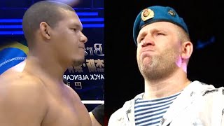 A Russian paratrooper knocked out a Brazilian Tiger Unknown fight of Sergei Kharitonov [upl. by Goldarina]