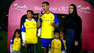 Cristiano Ronaldos FULL EPIC Al Nassr unveiling ceremony [upl. by Kathrine283]