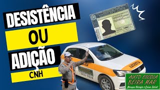 Desistência De Categoria Ou Adição Como Funciona cnh legislação trânsito cfc [upl. by Metsky]