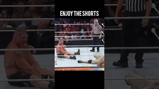 WWE Brock Lesnar brutally beats John Cenashorts [upl. by Surad]