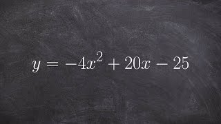 Solving a quadratic by applying the quadratic formula [upl. by Philippa]