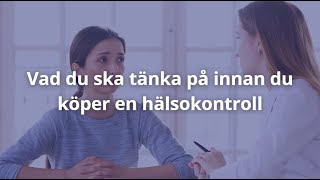 Hälsokontroll bäst i test 2024 Köpguide [upl. by Diarmid529]