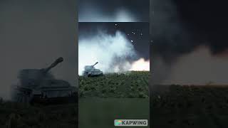 Soviet selfpropelled 152mm artillery fires a barrage artillery sovietarmy [upl. by Ahsiam693]