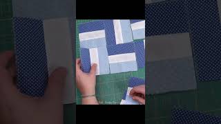 Easy to sew string quilt block [upl. by Hairahcez]