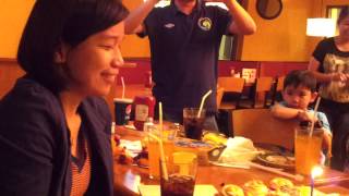 Happy birthday song from Applebees [upl. by Ellesirg]