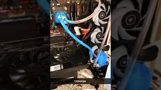 PC Water cooling failed 😭 pc watercooling failed [upl. by Acimat]