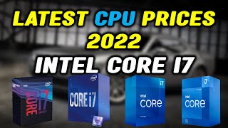 Latest Intel Core i7 CPU Prices in Pakistan 2022  INTEL Processor Prices  Mohsin Zafar TV [upl. by Naelopan]