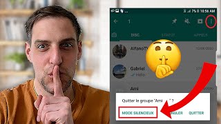 Comment Quitter Un Groupe WhatsApp Sans Notification Android amp Iphone [upl. by Dasya]