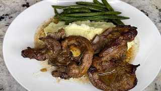 The Most Tender Lamb Shoulder Chops  Garlic and Herb Lamb Chops Recipe  Courtney Lauren [upl. by Zosi672]